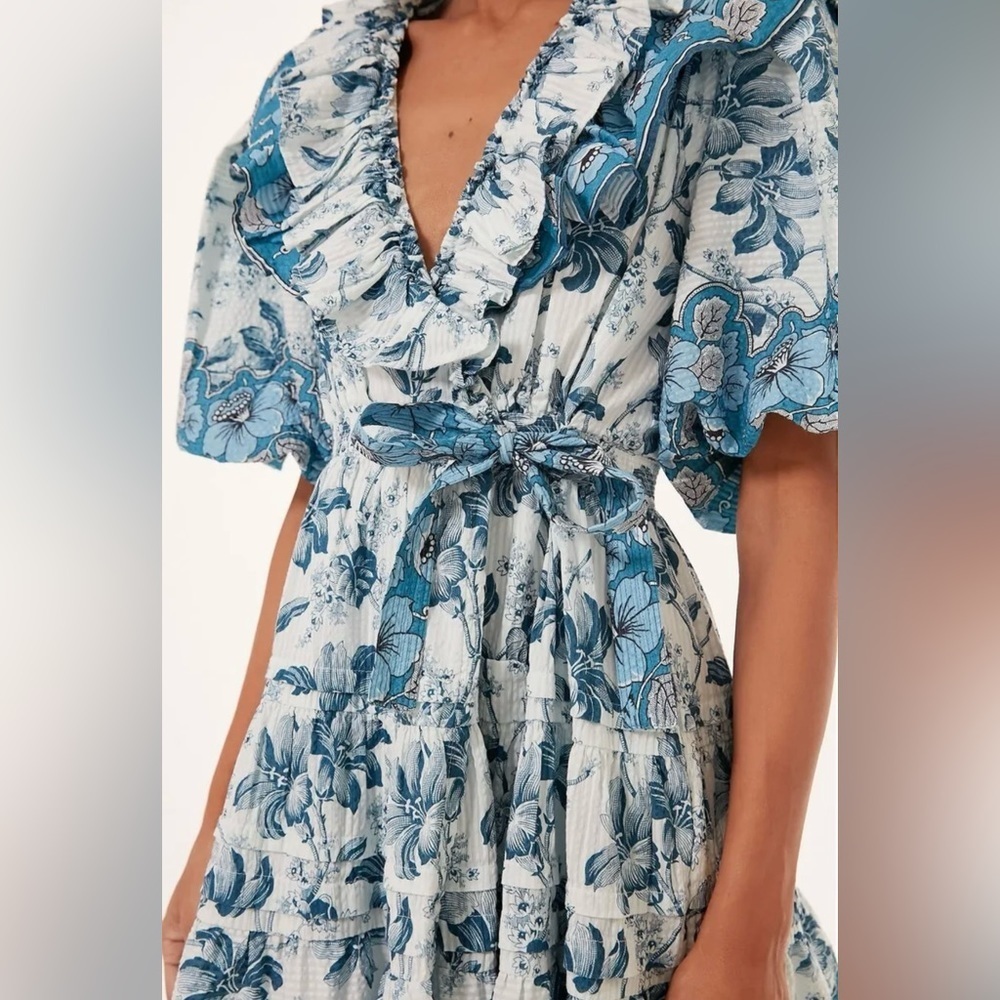 Love The Label REMY DRESS- BERYL BLUE Size S - Picture 4 of 5